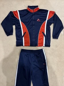 RARE Vintage 80s 70s 1980s 1970s FILA Navy Tracksuit. Size Large. Fancy Dress - Picture 1 of 16