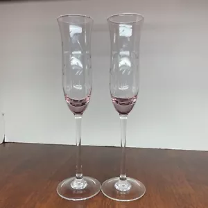 Lenox - Flauto Champagne HEATHER PINK 11" - Coppia - Foto 1 di 7
