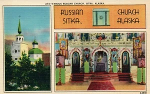 273 Famous Russian Church Sitka 44618 Alaska AK Postcard - Picture 1 of 2