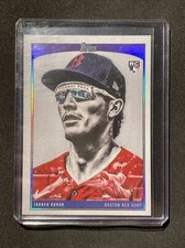 2022 Jarren Duran RC 4/25 Purple Foil Lauren Taylor x Topps 36 Red Sox