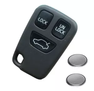 4 BUTTON REMOTE KEY FOB CASE SHELL FOR VOLVO S40 S80 V40 S70 C70 V70 + BATTERY - Picture 1 of 1