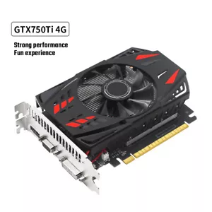 GTX750Ti 4GB Graphics Video Cards Nvidia GDDR5 PCIe 3.0 x16 GPU HDMI+VGA+DVI - Picture 1 of 10