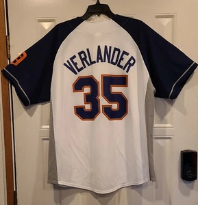 Detroit Tigers Justin Verlander Genuine Merchandise Jersey Size L - XL - Picture 1 of 4
