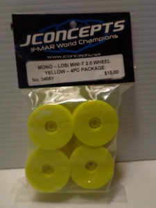 JCONCEPTS 3405Y MONO-LOSI MINI-T 2.0 WHEEL YELLOW (4) - Picture 1 of 1