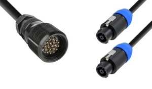 DG Systems - spider Socapex M a 2 NL8 / 2x cavi 8x2.5 Made in Italy - Imagen 1 de 2