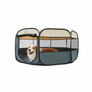 Extra Large Foldable Pet Play Pen Puppy Kitten Breathable Mesh Outdoor Indoor - Picture 1 of 6