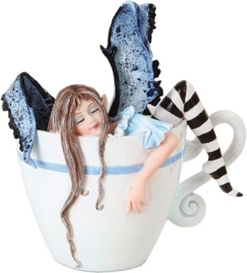 Amy Brown I Need my Coffee Fee Figur Neu - Bild 1 von 4