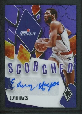 2023-24 ELVIN HAYES 54/75 AUTO PANINI PHOENIX SCORCHED AUTOGRAPHS - Image 1 of 2