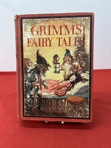 Vintage 1930s 'Grimm's Fairy Tales' book - Illustrated by Noel Pocock and Lee - Imagen 1 de 20
