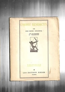 L' Order Saint Benedict By Dom Henri Leclercq With 60 Boards Ed Rieder 1930 E27H - Picture 1 of 12