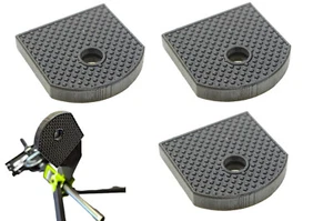 Schwerlast Gummifüße Upgrade strukturiert für Rockwell Backenständer XP RK9034, RK9033 - Bild 1 von 12