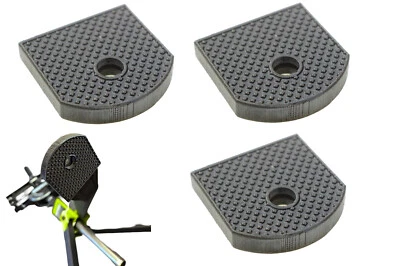 3DBEATS Heavy Duty Rubber Feet Upgrade Textured for Rockwell Jawstand XP RK9034, RK9033