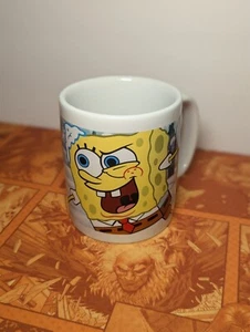 Spongebob SquarePants Patrick Ceramic Mug Snowball Fight 2007 Viacom Christmas - Picture 1 of 5