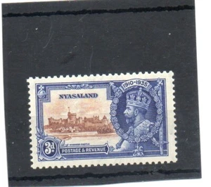 SG 125 NYASALAND 3d LT MTD MINT  ..CAT £14.. TWO SCANS - Picture 1 of 2