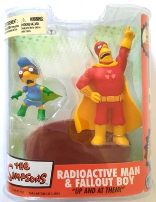 Figura McFarlane Toys Radioactive Man & Fallout Boy 2007 de Los Simpson publicación gratuita Foto 1 de 2