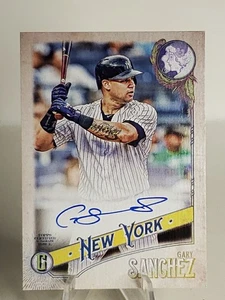 Gary Sanchez 2018 Topps Gypsy Queen Logo Swap /99 Auto New York Yankees - Bild 1 von 4