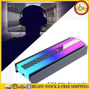 M.2 SSD Cooler Heatsink 5V 3Pin ARGB 2280 Solid State Hard Disk Radiator -NE2 - Zdjęcie 1 z 8