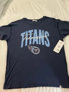 Tennessee Titans NFL 47 Brand Shirt Navy Blue Womens Large NWT $40 NFL - Picture 1 of 3