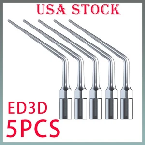 5 puntas de endodoncia dental Diamond ED3D para escalador ultrasónico DTE SATELEC - Imagen 1 de 6
