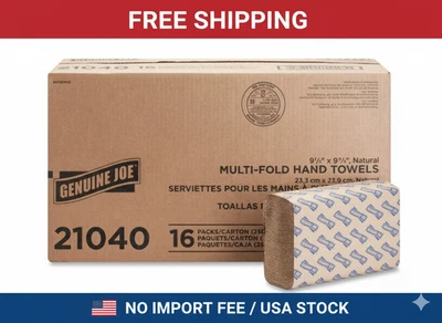 Toallas naturales multiplegables genuinas Joe - 4000 piezas (GJO21040) Foto 1 de 4