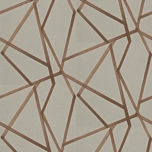 2 X Rolls Harlequin Sumi Wallpaper 110885 (geometric/beige/gold/bronze) RRP £176 - Picture 1 of 5