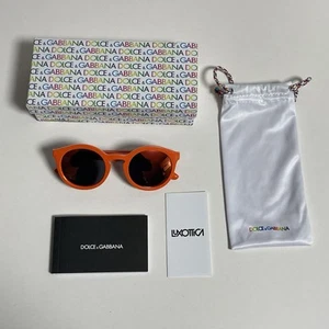 Dolce & Gabbana DX 6002 Kids Orange Sunglasses - 100% Authentic - Like New - Picture 1 of 14