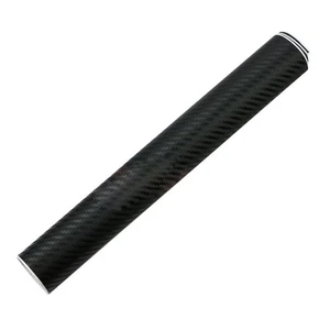 3D Carbon Fiber Vinyl Wrap Film Glossy Black Matte Self Adhesive Car Wrap Foil - Picture 1 of 8