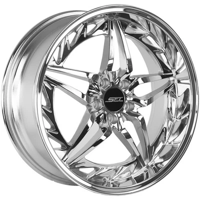 Shift HF37 Injector 20x10 5x4.5" +40mm Chrome Wheel Rim 20" Inch Foto 1 de 4