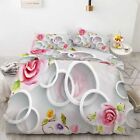 Square Wither Leaf 3D Printing Duvet Quilt Doona Covers Pillow Case Bedding Sets
