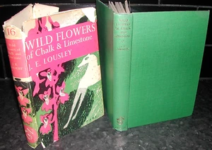 WILD FLOWERS of CHALK & Limestone NEW NATURALIST J E Lousley HB 1st Ed ills 1950 - Picture 1 of 3