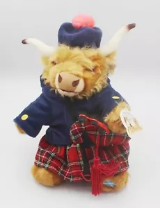 Highland Cow, Kilt und Dudelsäcke, wie es ist, personalisiert, geschenkverpackt 3 Optionen - Bild 1 von 41