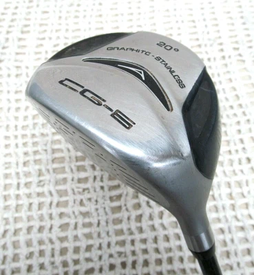Acuity CG-6 Graphite Stainless 5 Wood 20* Degree 42" LH ~ Uniflex Graphite Shaft - Image 1 of 4