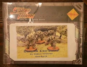 Mongoose Starship Troopers Cougar Exo-Suits 4x Mobile Infantry Miniatures OOP - Picture 1 of 4