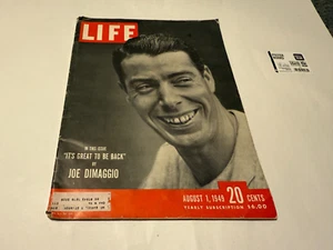LIFE Magazine 1949 Joe DiMaggio New York Yankees Baseball-Jackie Robinson - Picture 1 of 1