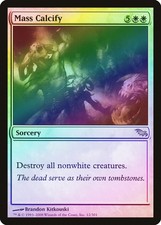 Mass Calcify FOIL Shadowmoor PLD White Rare MAGIC THE GATHERING CARD ABUGames