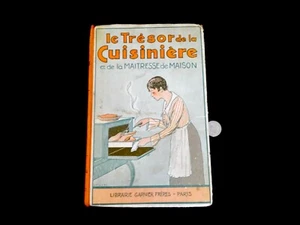 Vintage French Cookbook 1920 Tresor de la Cuisiniere Antique 100's of Receipes.. - Picture 1 of 10