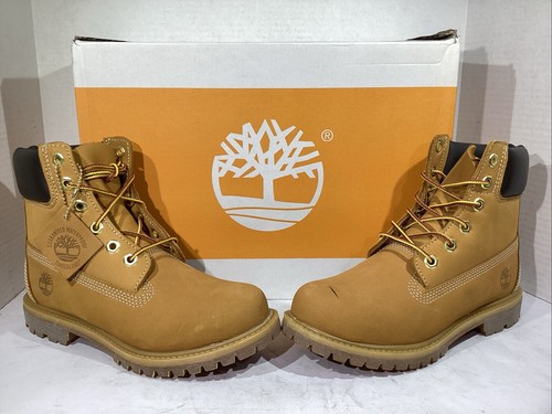 Stivali impermeabili Timberland da donna taglia 6 EU 37 Wheat Premium 6" pollici AJ 424