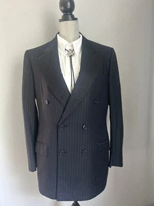 Luciano Barbera Zweireiher Gestreifter Herren Blazer Größe 42 - Bild 1 von 4
