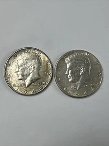 Kennedy mezzo dollaro lotto 2. 1964 - Foto 1 di 12