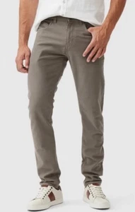 Rodd & Gunn Motion schmale Passform Jeans in Kiesel $ 148 Herren neu mit Etikett Größe 38 x 32 - Bild 1 von 19