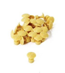25pcs Yellow Spiral Tabs (23mm) Paintless Dent Repair Glue Pulling Tools - Picture 1 of 1