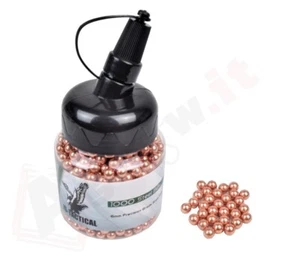 PALLINI IN ACCIAIO RAMATI CALIBRO 6mm BIBERON DA 1000 Pz Js-Tactical JS softair - Foto 1 di 1