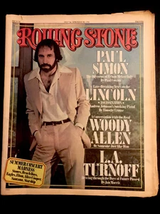 1976 Rolling Stone Magazine ~ Paul Simon ~ No Label ~ Newsstand Copy ~ NICE! - Picture 1 of 2