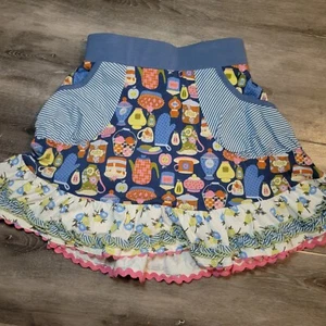 MATILDA JANE Flair for the Dramatic Make Believe Ruffle Girls 10 Skirt Skort EuC - Picture 1 of 15