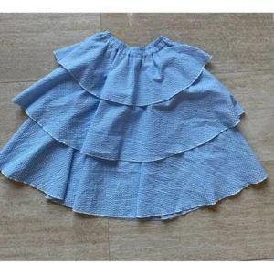 Weekend house Kids Blue Gingham Tiered Ruffle Top Girls Summer skirt 9/10 - Picture 1 of 7
