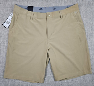 Adidas Ultimate 365 Stretch Golf Shorts Mens 34 Brown Khaki Tan Essential NWT