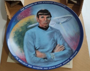 Piatto da collezione Star Trek Mr. Spock di Hamilton Ernst 1983 misura 8,5" - Foto 1 di 3