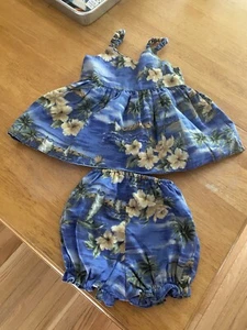 Made in Hawaii Cotton Sundress, Toddler Little Girl’s Sz 1-2, - Picture 1 of 4