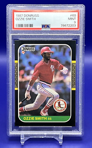 Ozzie Smith "The Wizard Of OZ" 1987 Donruss MLB Card #60 PSA 9 - NEW GRADE/ SLAB