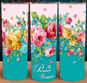 Pioneer Woman Vintage Floral Travel Coffee Cup Mug Tumbler 20oz - Picture 1 of 3
